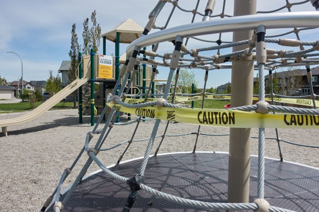 Playground closed after a playground accident case