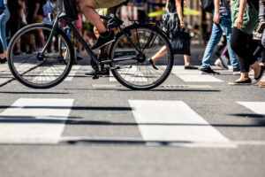 People crossing road